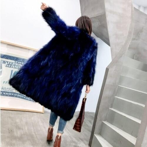 Women Natural Fox Coat Winter Warm Thick Fur Jacket Top Quality Furry Casacas Para Mujer Invierno 2020 6222 MF476