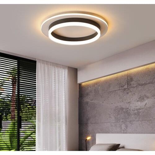 Modern Minimalism LED Ceiling Light Square/Round Indoor down light Ceiling Lamp creative personality study bedroom balcony lamp
