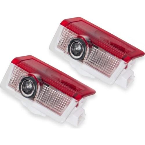 2X Car LED Door Welcome Lights Projector For Mercedes Benz W205 W212 W166 W176 W246 AMG C63 E63 ML350 GLA GLC GLS E200 B180 C220