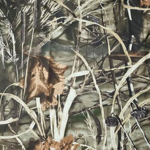 Good Brown Thick Cotton Fabric Camouflage Mountains Wild Grass Print Twill Fabric Sewing Patchwork DIY Men Army Uniform Clothing