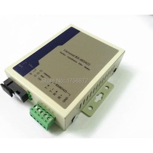 1pair RS485/422 to Optic Fiber Modem Singlemode SC 20km rs485/422 to ethernet fiber converter