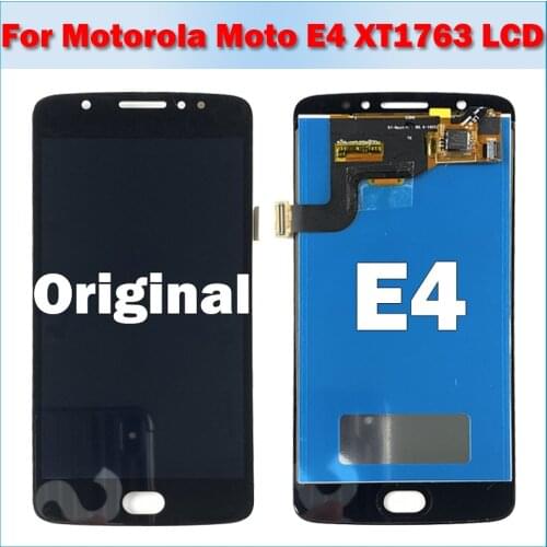 100% Test For Motorola Moto E4 LCD Display Touch Screen Digitizer Assembly XT1762 XT1772 For MOTO E4 LCD Display Replacement