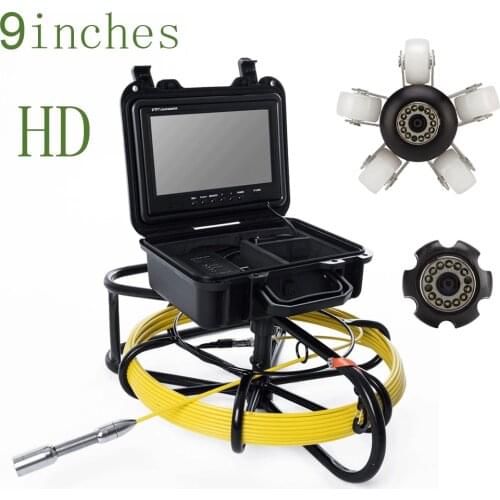 20M Cable Industry Endoscope 9 inch TFT-LCD Display Sewer Pipe Inspection Camera System Used for Underground Pipe Inspection