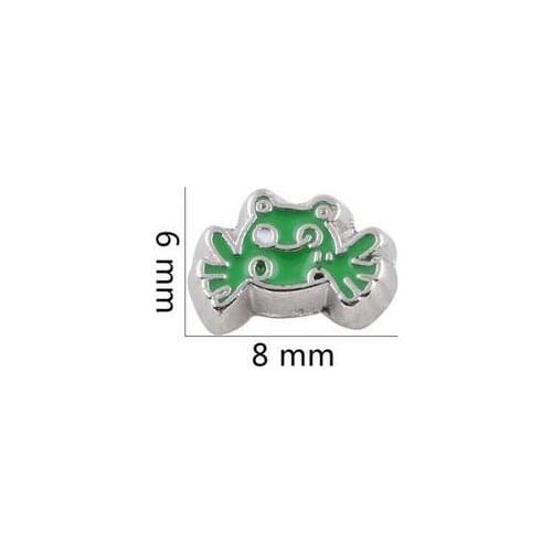 20PCS/lot Frog Floating Locket Charms Fit For Magnetic Memory Floating Locket Jewelrys Making