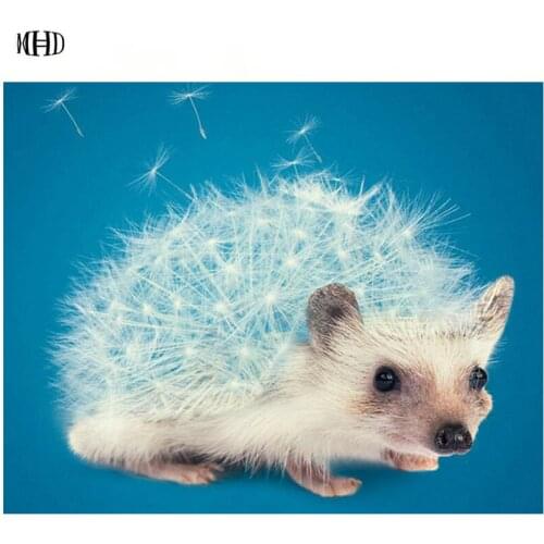 MHD 5D Diamond Embroidery Cute little mouse DIY Diamond Painting cross stitch diamond Mosaic Needlework Home Decor Craft