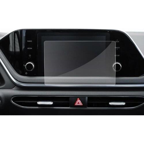 LFOTPP For Sonata DN8 8 Inch 2020 Low Match Car Multimedia Radio Display PET Screen Protector Auto Interior Stickers Accessories