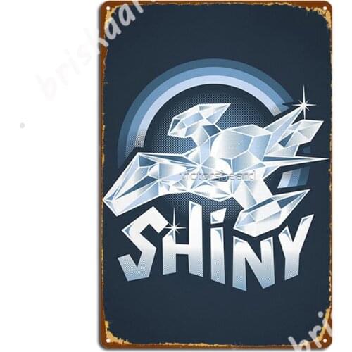 Shiny Metal Signs Club Designing Party Plates Tin sign Posters