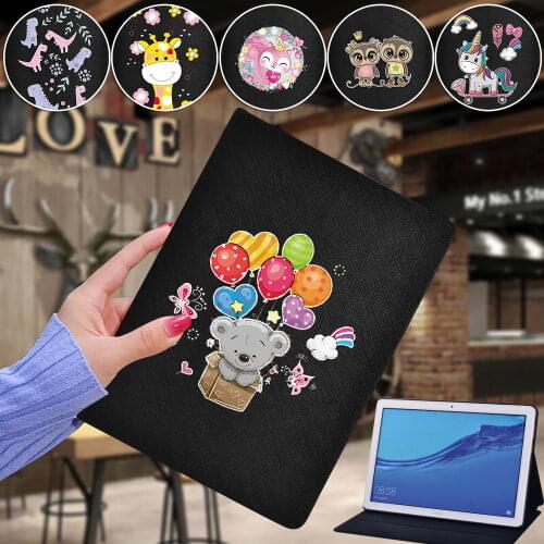 Tablet Case for Huawei MediaPad M5 Lite 8/M5 Lite 10.1/M5 10.8/T3 8.0 Leather Protector Sleeve Case for T3 10 9.6/T5 10 10.1"