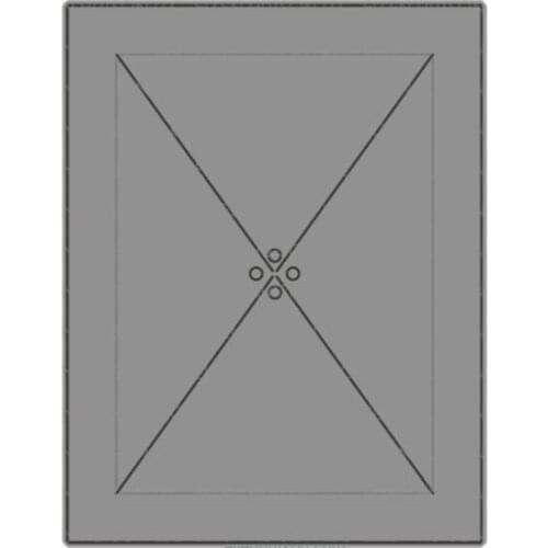 Diagonal Window Metal Cutting Dies Stencil for DIY Scrapbooking Photo Album Embossing Paper Cards Decorative Crafts Die Cuts