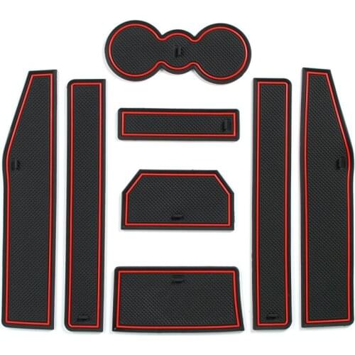 For Land Rover Range EVOQUE Aurora Door Slot Mat Modified Storage Box Anti-slip Water Coaster Auto Parts