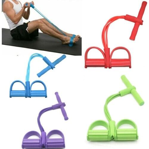 Brand New Unisex Resistance Bands Latex Pedal Exercise Sit-up Pull Rope Expander Band Elastic Pilate Yoga Equipment Solid Belt