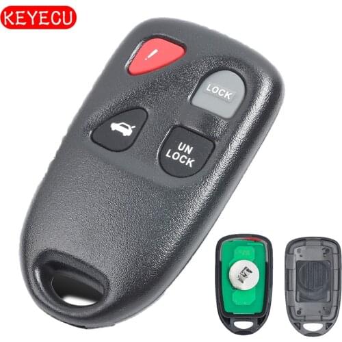 KEYECU Replacement Remote Key Fob 4 Button for Mazda RX-8 2004-2008 That Use FCC: KPU41805 and Model : 41848