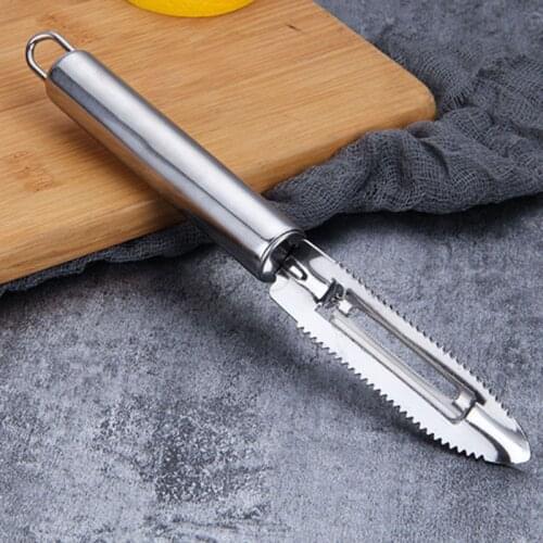 Kitchen Gadgets Tool Multi-Function Paring Knife Stainless Steel Fish Scale Remover Scraper Cleaner Seafood Peelers Descaler