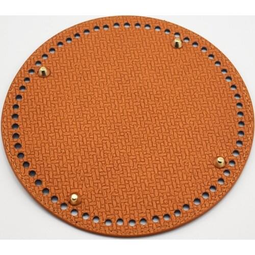 KZ FASHIONS Women Shoulder Bag Bottom Tray Round Plate Weaving Replacement Bucket bag Handbag Handmade Diy Accessories KZBT024