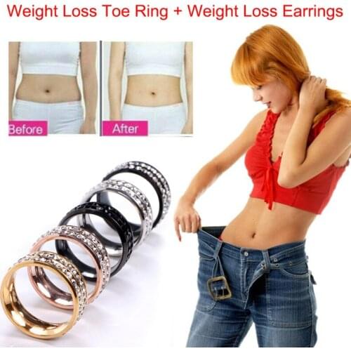 5Colors Fashion Slimming Ring Magnetic Weight Loss Finger Ring Fat Burning String Stimulating Acupoints Fitness Health Care