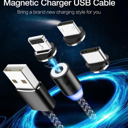 Garas 3 in 1 Magnetic USB Cable Charging USB Type C/Mirco Usb Magnetic USB Cable Charger For android micro USB Cable