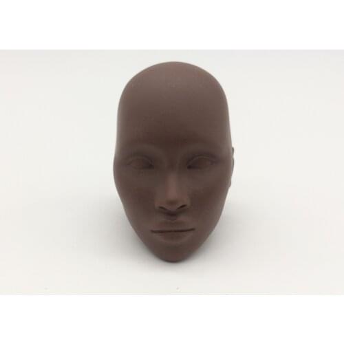 Fashion Royalty color infusion adele makeda black dark a skin blank face integrity 1/6 doll head for repaint ooak