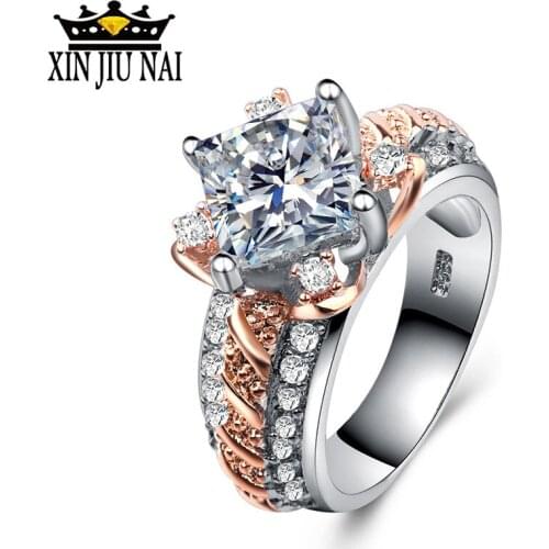 Fashion Retro Rose, Golden Lotus Flower Ring Engagement/Marriage/Memorial Ring Jewelry Royal nobility party rings