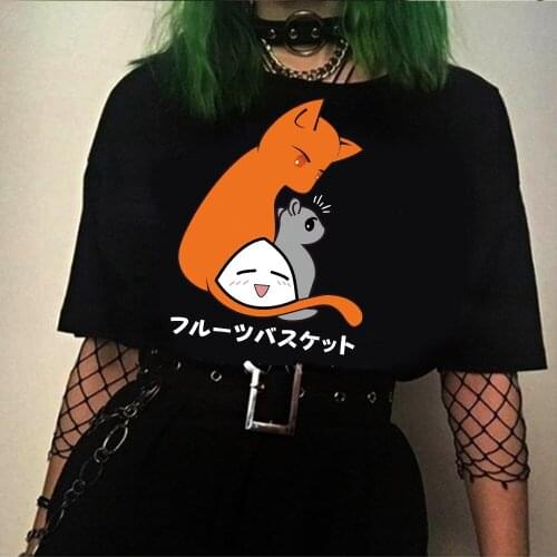 2021 Anime Fruits Basket T Shirt Harajuku Summer Short Sleeve Male T-shirt