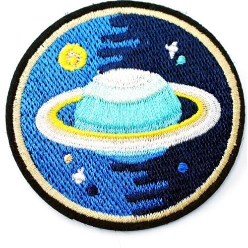 Planet Universe (Size:6.2cm) DIY Cloth Badge Mend Decorate Patch Jeans Jackets Bag Clothes Apparel Sewing Decoration Applique