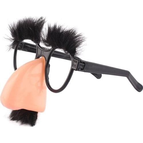 Elegent Moustache Glasses Halloween Party Fancy Funny Dress Big Nose Cosplay Disguise