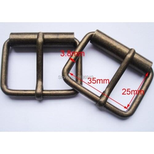 Wholesale 35mm Wide antique brass antique rust plating ferrous belt pin buckle,bag buckles,garment accessories,bag fasteners