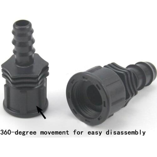 Plastic inner tooth movable pagoda joint, female thread hose joint 4 min / 6 min, inner wire pagoda directly 1Pcs