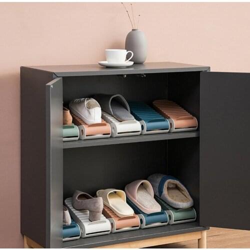 Adjustable Dual Layer Stand Shoes Holder Storage Rack Shelf Dustproof Organizer
