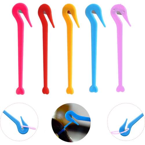 Elastic Hair Bands Remover Cutter, Picks For Cutting Pony Rubber Hair Ties, Pain Free Ponytail Remover Tool, Blue Red Yellow