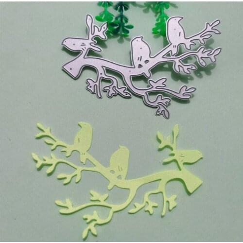 Bird and tree decorations Metal Cutting Dies for DIY Scrapbooking Album Paper Cards Decorative Crafts Embossing Die Cuts