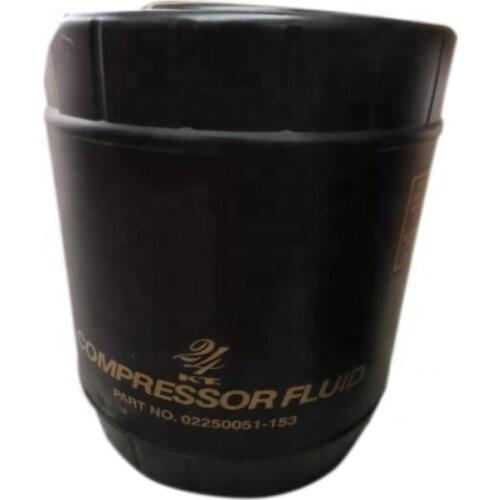 Synthetic Oil Lubricant Oil Screw Air Compressor 02250051-153 compressed Gold Fluid 24KT