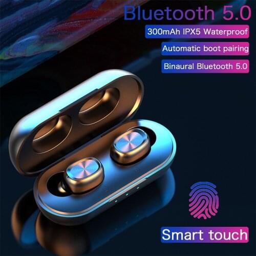 NEW B5 TWS Bluetooth 5.0 Headphone Wireless Touch Control Earphone Waterproof 9D Stereo Music Earbuds Handsfree Headset With Mic