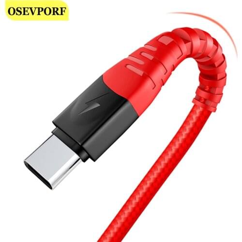 Oppselve USB Type C Cable Fast Charging Wire For Samsung Galaxy S20 S10 Xiaomi Mi9 Huawei P40 P30 Pro Lite USB C Charger Cable