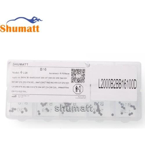 SHUMAT High-Speed Steel 100 PCS B16D Common Rail Diesel Fuel injector Adjusting Gasket High Precision Washer Shims fit for BOSCH