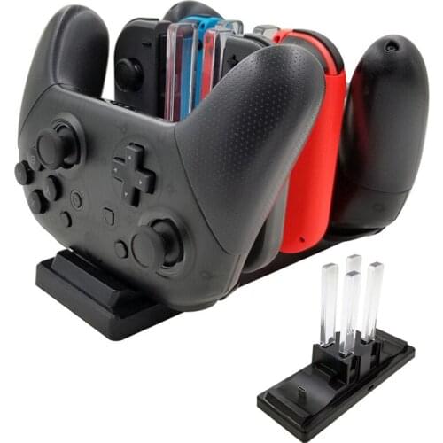 Battery Charger For Nintendo Switch Joy Con Joycon Charging Controller Dock Console Docking Station Base Remote Control Gamepad