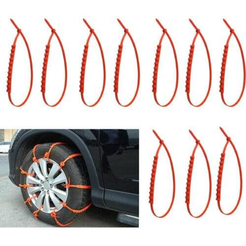 10pcs/set Car Universal Mini Plastic Winter Tyres wheels Snow Chains For Cars/Suv Car-Styling Anti-Skid Autocross Outdoor