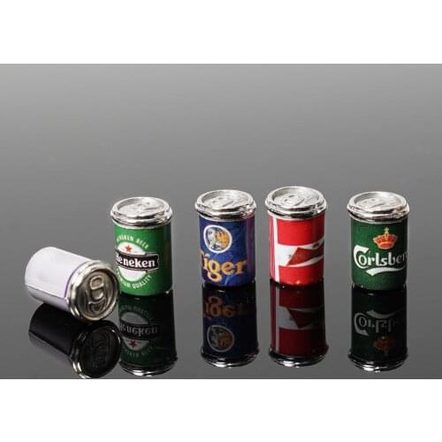 10 Pcs/set Mini Beer Can Aluminum Various Styles Simulation Kit Miniature Room Model Living For Home Decoration Accessories F2Y3