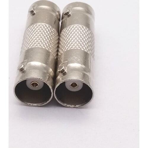 100 pcs/lot, BNC Type Female to Female Inline Coupler Coax Connector Extender RG6 RG59 adapter bnc connector for cctv camera