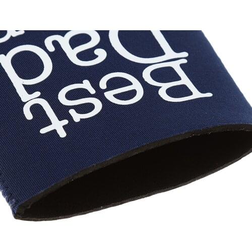 2pcs Beer Can Sleeves BEST DAD EVER Beer Tin Can Cooler Holder Party Wedding Favor Father Day Gift Home Office Decor