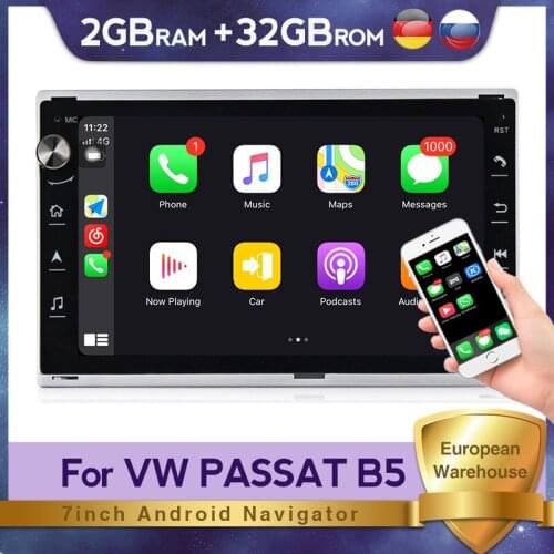2G +32G 7inch Android Car Multimedia Player 2 Din Radio Canbus Auto Radio GPS Wifi Radio For VW Skoda/Passat/Golf/Polo NO DVD FM