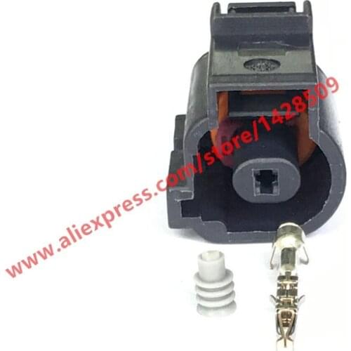 5 Sets 1 Pin Automotive Engine Oil Sensor Connector 1J0973701A/42123100 For VW Magotan Sagitar