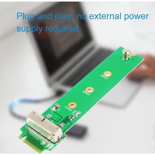 SSD Adapter 12+16-Pin Direct Connection Computer Accessories Wireless SSD to M.2 NGFF Adapter Card for Macbook 2013/2014/2015