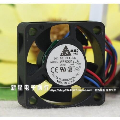 AFB0312LA 3010 12V 0.08A 3CM three-wire speed double ball silent fan