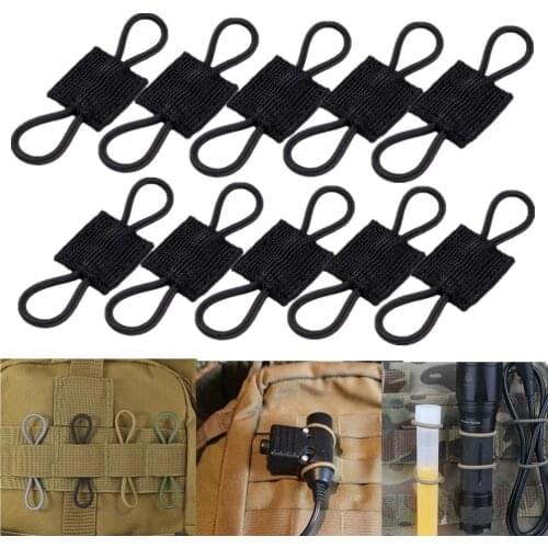 PTT Antenna Stick Pipe Outdoor Tactical Molle Webbing Buckle Ribbon Buckle Binding Retainer Hunting Accessories