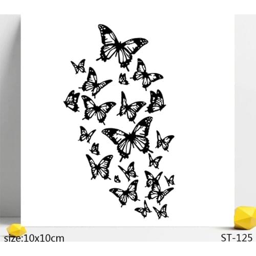 AZSG Compact Butterfly Clear Stamps/Seals For DIY Scrapbooking/Card Making/Album Decorative Silicone Stamp Crafts