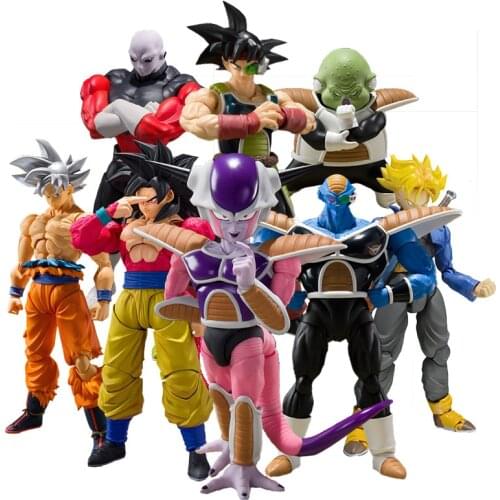 Bandai Dragon Ball Shf Master Roshi Gohan Goku Vegeta Iv Frieza Doll toy model ornament collection toy gift