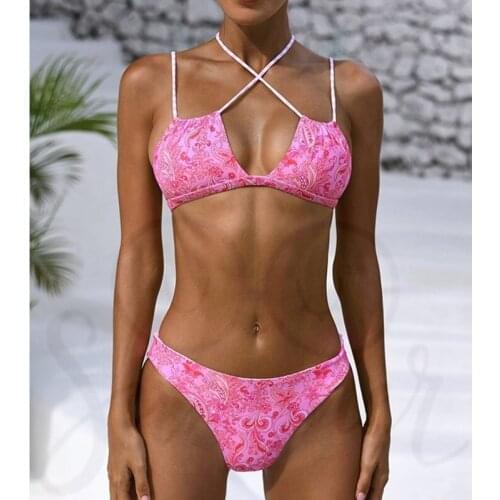 Bikinis Mujer Swimwear 2021 Swimsuits Sexy Bathing Suit Biquini Cintura Alta Swimming Suit for Women Maillot De Bain Femme