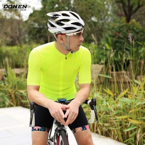 DONEN ELITE MEN Short Sleeve Cycling Jersey lightweight Bicycle jersey Maillot Ropa Ciclismo Racing Bike Clothes XS-XXL