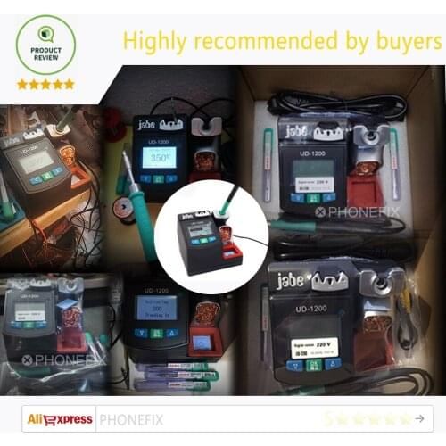 Jabe UD-1200 Precision Lead-free Soldering Station PCB Welding Tool 2.5S Rapid Heating Dual Channel Power Supply Heating System