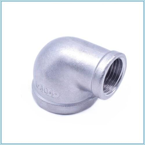 Elbow 90 Degree Angled different diameter F/F Stainless Steel SS 304 Female*Female Threaded Pipe Fittings
